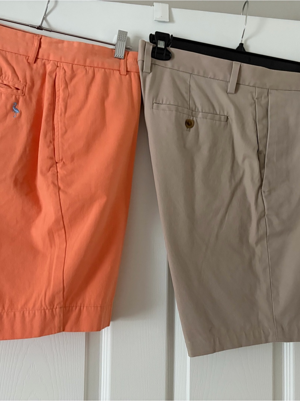Men's Coral tailord Bird and Kaki Banana republic Casual Shorts - size 36